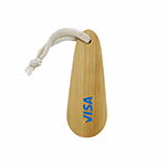 Bamboo Paddle Nail File-Logo