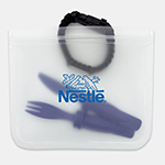 PEVA Reusable Food Storage Bag (21.5 cm x 18cm)-Logo