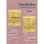 Trey Bamboo Chopping Board-Logo