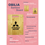 Obilia Bamboo Chopping Board-Logo