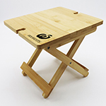 Grappa Bamboo Folding Table-Logo