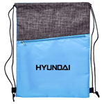 Crosshatch Drawstring Bag-Logo