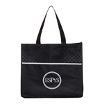 Shopping Tote Bag with Waves-Logo