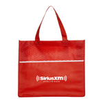 Shopping Tote Bag with Waves-Logo