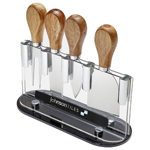 Lanark Cheese Knife Display Set-Logo