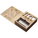 Lanark Cheese Knife Display Set-Logo