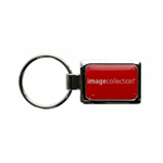 Accent Rectangular Keychain-Logo