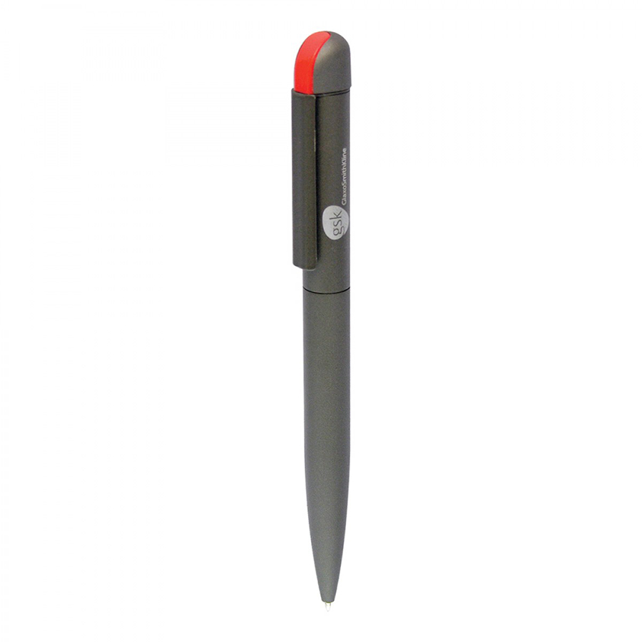 BND62 FOLK, TWIST METAL BALL PEN-Logo