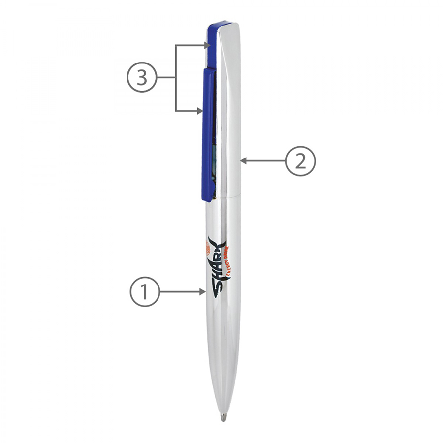 BND66 SLIM, TWIST METAL BALL PEN-Logo