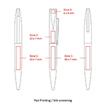 BND66 SLIM, TWIST METAL BALL PEN-Logo