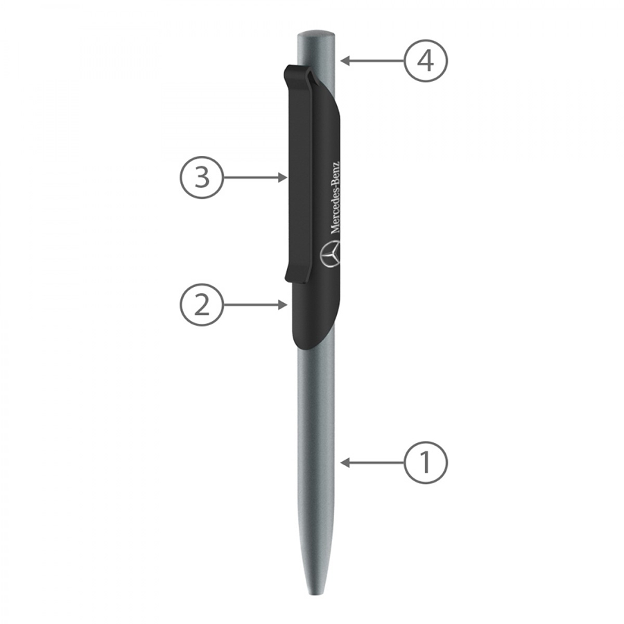 BND67 SKIL, PUSH METAL BALL PENS-Logo