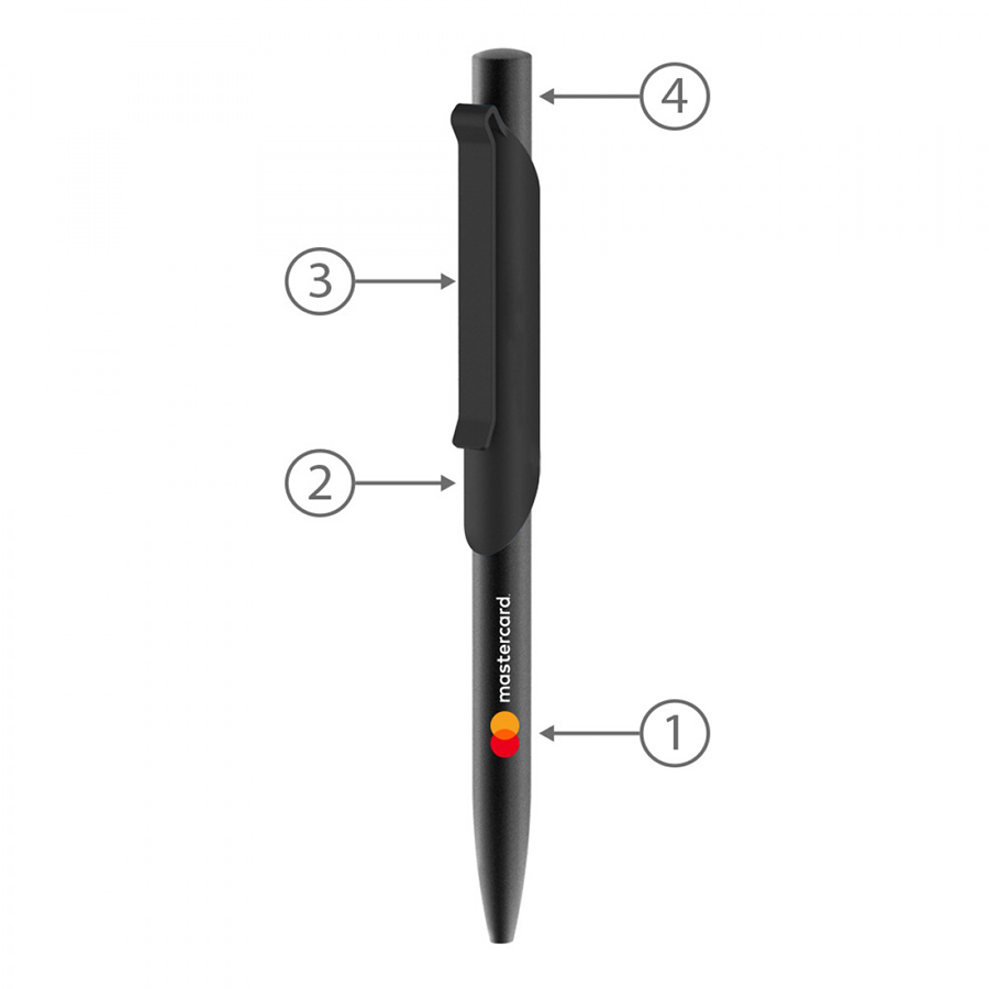 BND67 SKIL, PUSH METAL BALL PENS-Logo