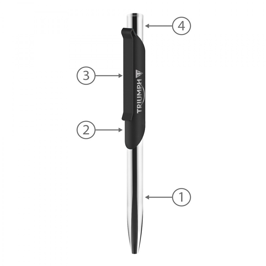 BND67 SKIL, PUSH METAL BALL PENS-Logo