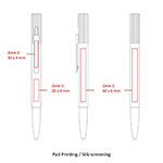 BND68 CLAS PUSH METAL BALL PEN-Logo