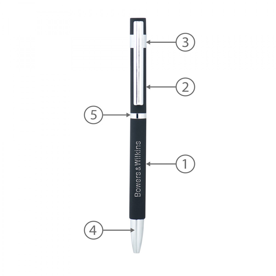 Slim Hex Pens (Custom Made To Order – BND70XL)-Logo