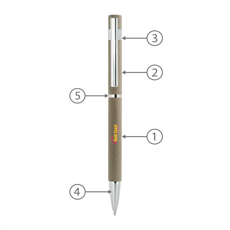 Slim Hex Pens (Custom Made To Order – BND70XL)-Logo