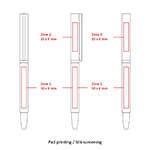 BND71 CLAP TWIST METAL BALL PEN-Logo