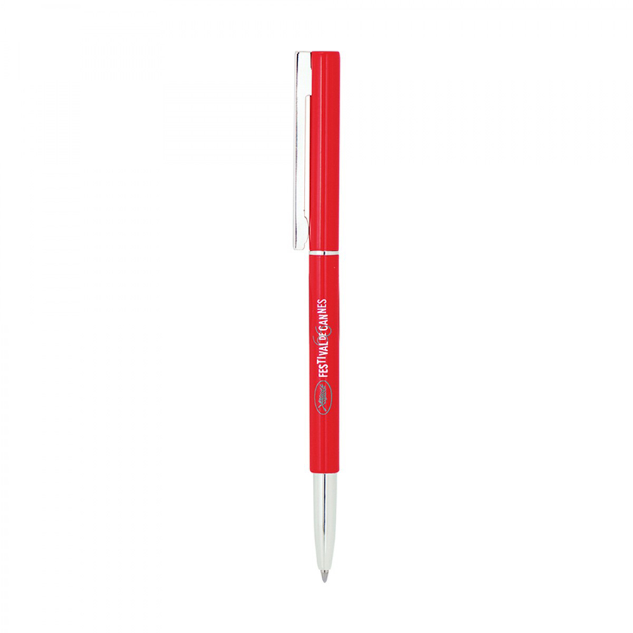 BND71 CLAP TWIST METAL BALL PEN-Logo