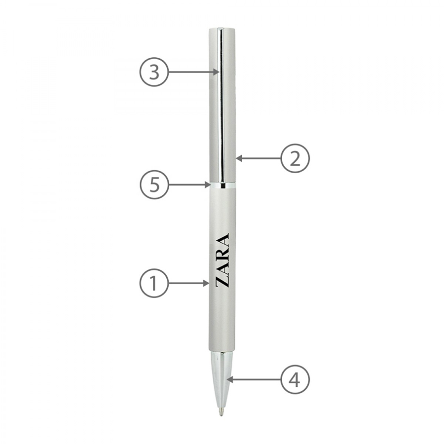 BND71XL TWIST METAL BALL PEN-Logo