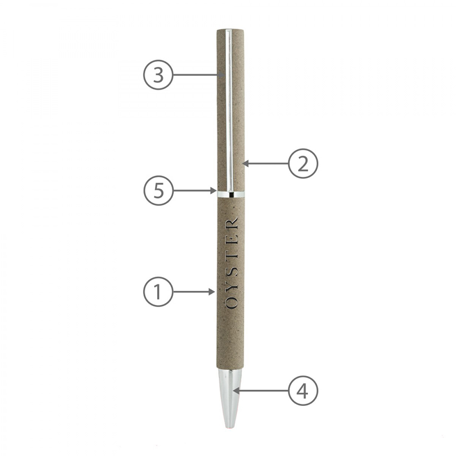 BND71XL TWIST METAL BALL PEN-Logo