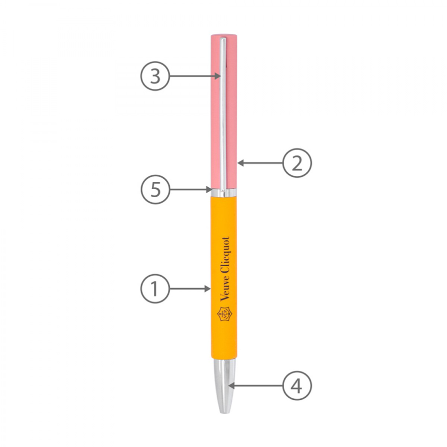 BND71XL TWIST METAL BALL PEN-Logo