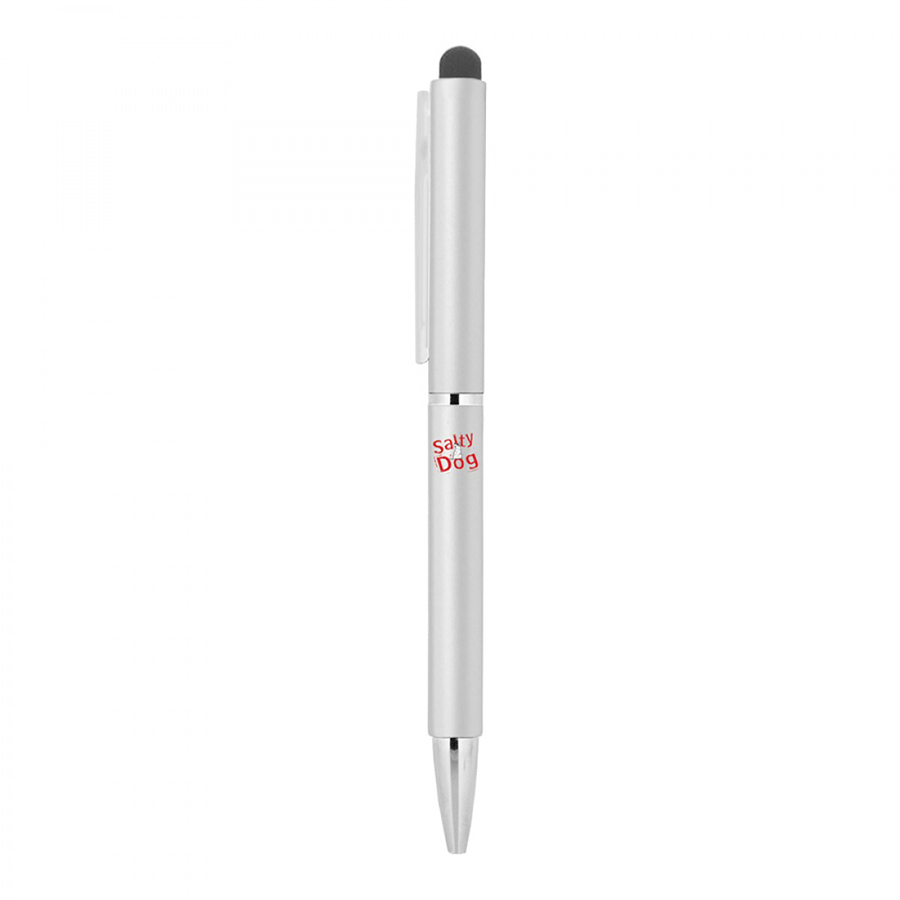 BND71XLS CLAP STYLUS TWIST METAL BALL PEN-Logo