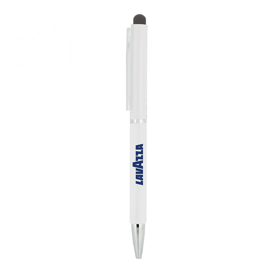 BND71XLS CLAP STYLUS TWIST METAL BALL PEN-Logo