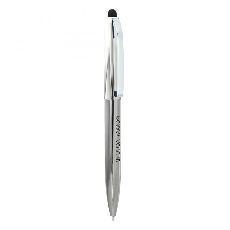 BND75S CLAW STYLUS TWIST METAL BALL PEN-Logo