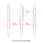 BND77 PERI, TWIST METAL BALL PEN-Logo