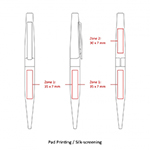 BND77 PERI, TWIST METAL BALL PEN-Logo