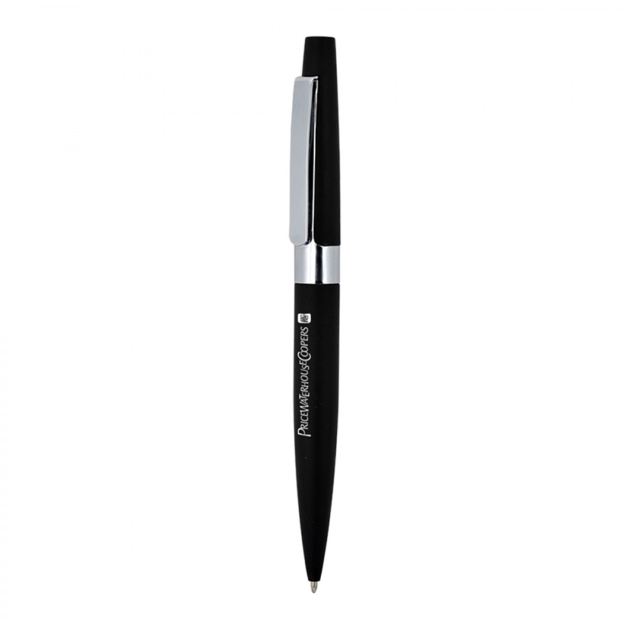 BND77 PERI, TWIST METAL BALL PEN-Logo