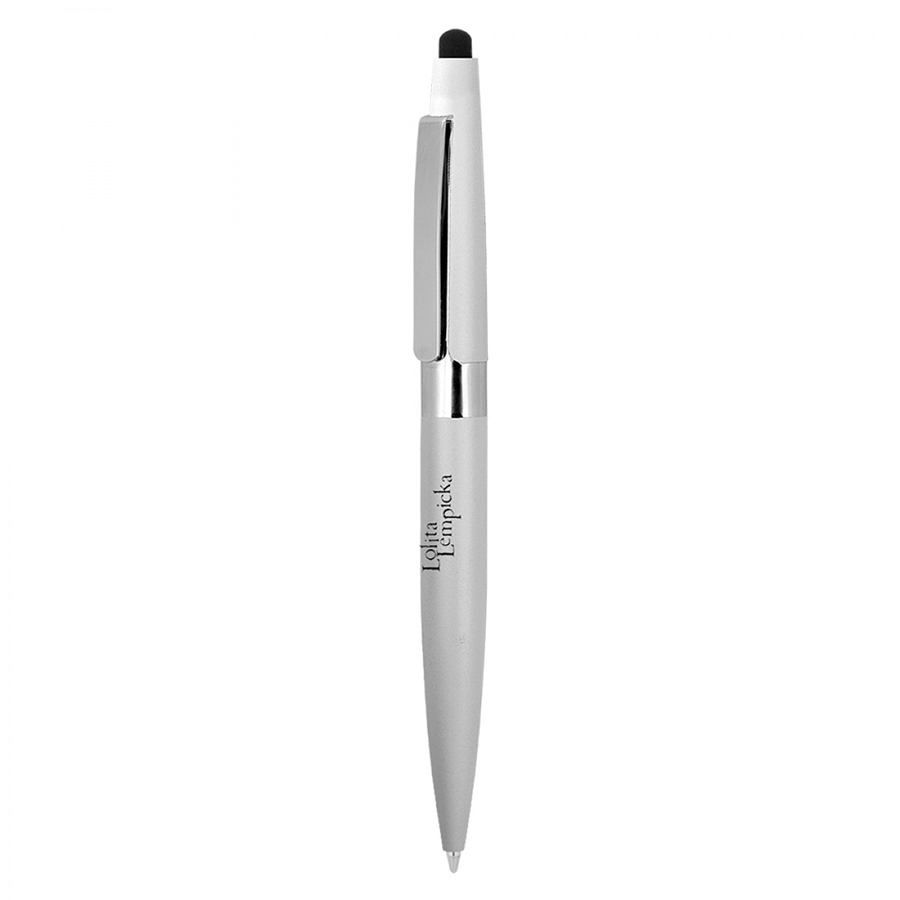 BND77S PERI STYLUS, TWIST METAL BALL PEN-Logo