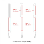 BND78 SARI, THIN TWIST METAL BALL PEN-Logo