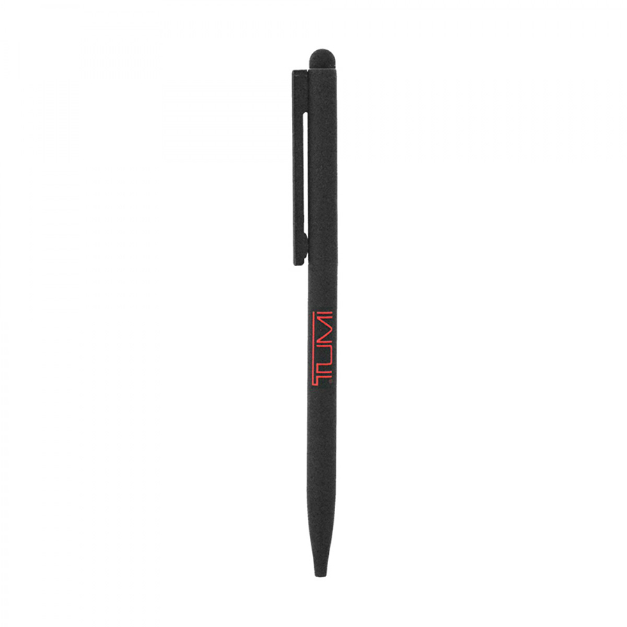 BND78S SARI STYLUS, THIN TWIST METAL BALL PEN-Logo