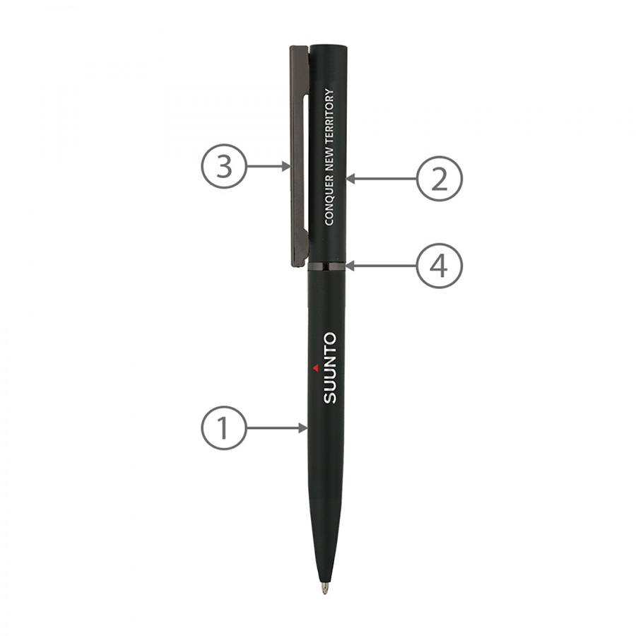 BND78XL, TWIST METAL BALL PEN-Logo