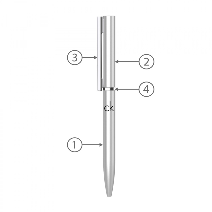 BND78XL, TWIST METAL BALL PEN-Logo