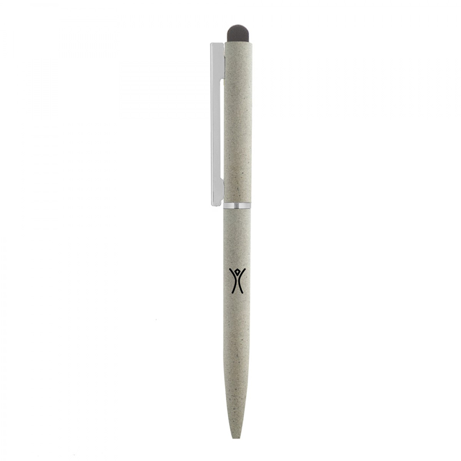 BND78XLS SARI STYLUS TWIST METAL BALL PEN-Logo