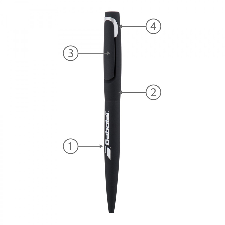 BND80 BLOA, TWIST METAL BALL PEN-Logo