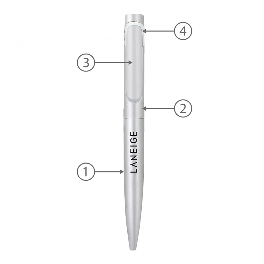 BND80 BLOA, TWIST METAL BALL PEN-Logo