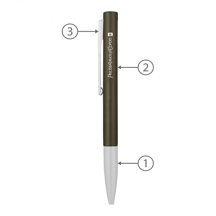 BND83 PEGI, TWIST METAL BALL PEN-Logo