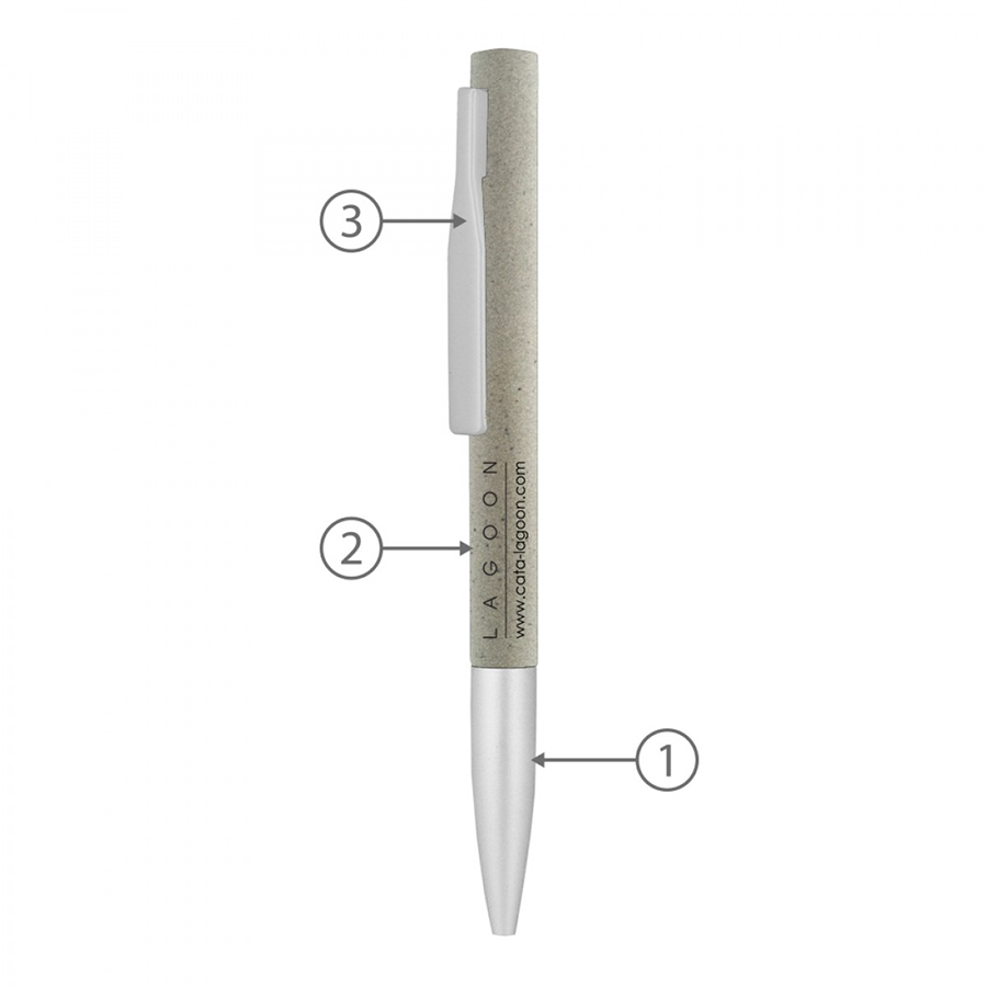 BND83 PEGI, TWIST METAL BALL PEN-Logo