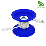 Spinni Cable Organiser (Blue)-Logo