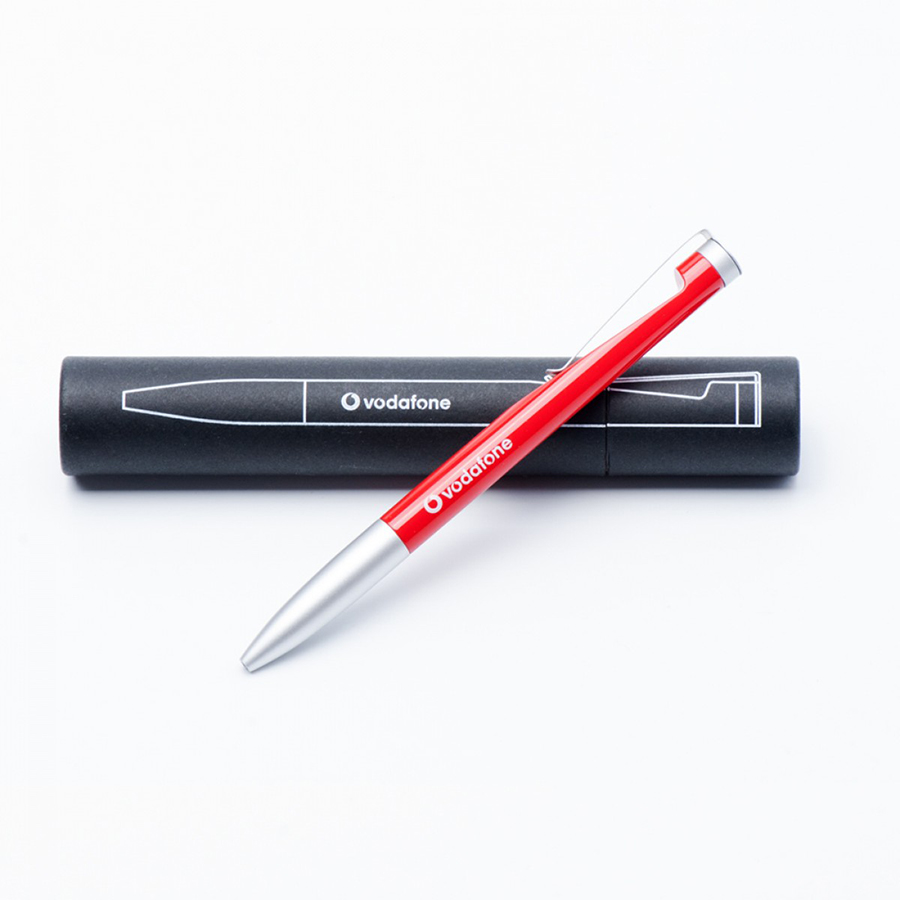 BND84 ATTEN, TWIST METAL BALL PEN-Logo