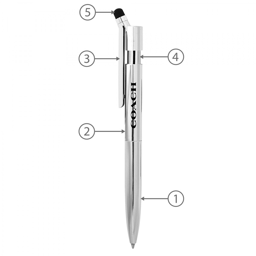 BND85S PINO STYLUS, TWIST METAL BALLPEN-Logo