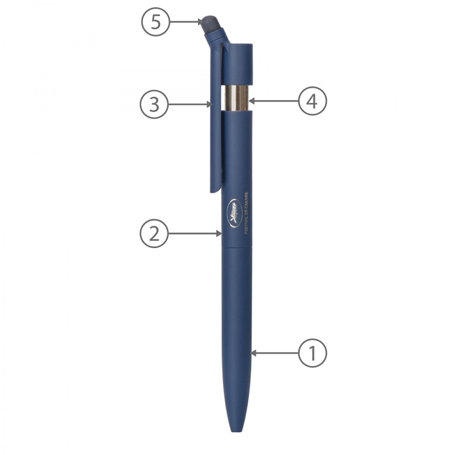 BND85S PINO STYLUS, TWIST METAL BALLPEN-Logo