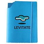 Leatherette Large Cover & Notebook-Logo