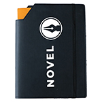 Leatherette Large Cover & Notebook-Logo