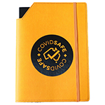 Leatherette Large Cover & Notebook-Logo