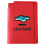 Leatherette Large Cover & Notebook-Logo