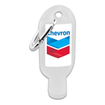 30mL Hand Sanitiser with Carabiner - 75% ethyl-alcohol-Logo